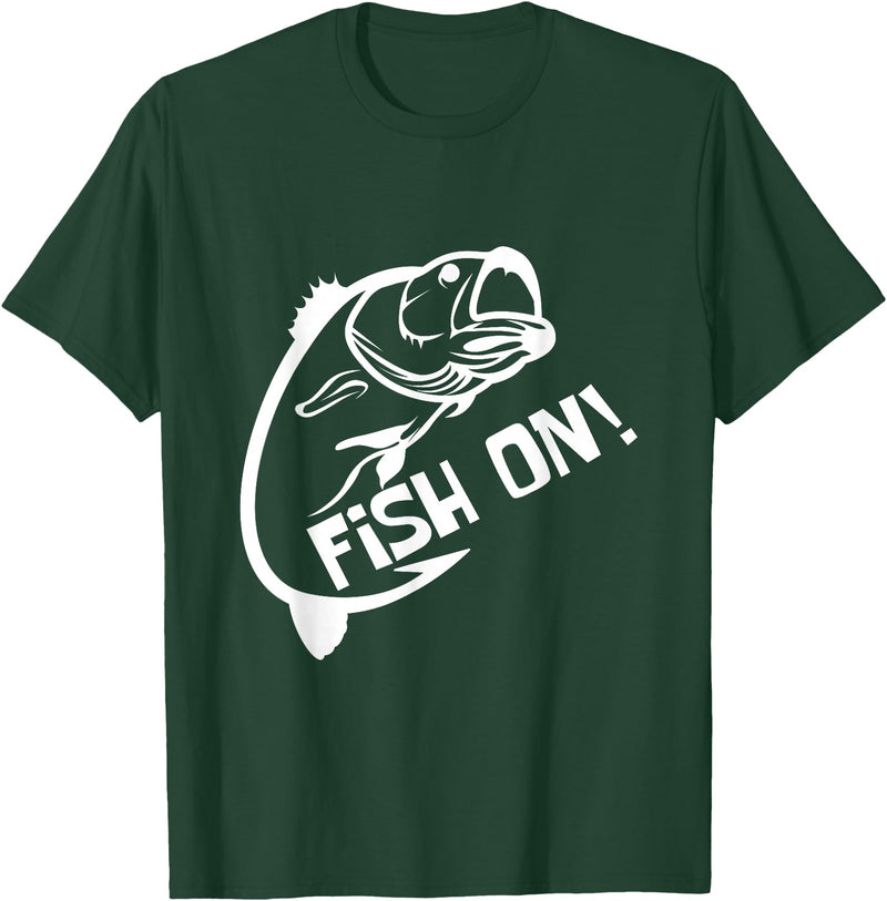Fish on fish guard T-Shirt - Dark Green