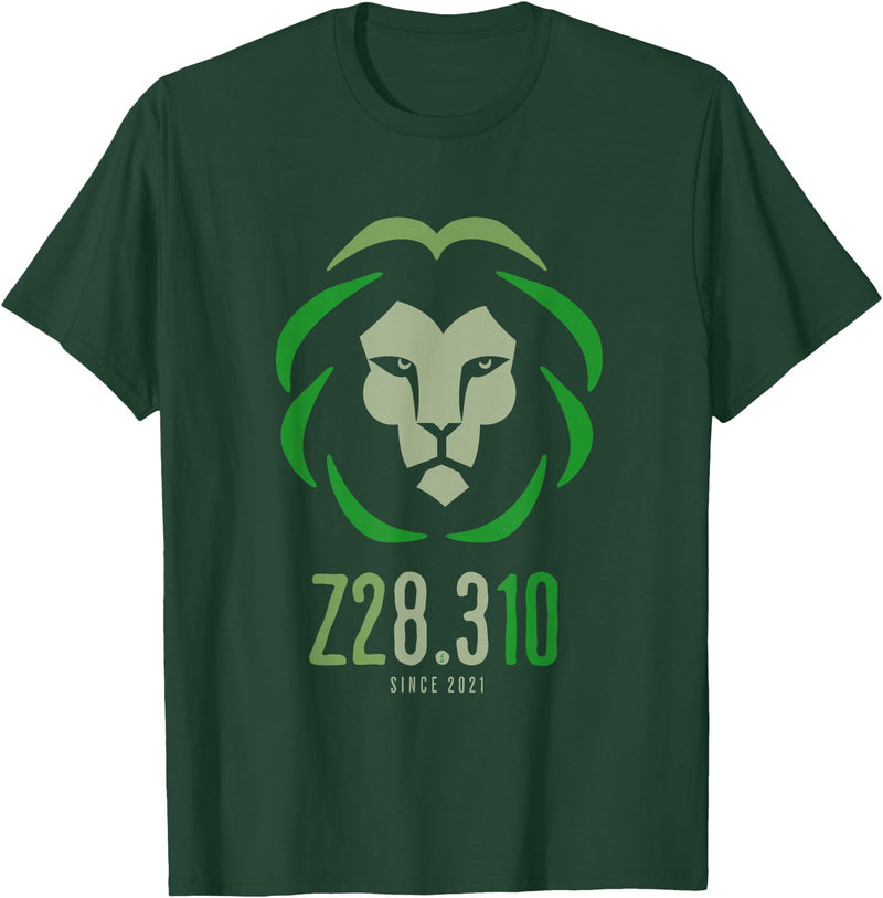 Liberty Styles Z28.310 Since 2021 Funny Lion T-Shirt - Dark Green