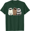 Global Warming Awareness Arctic Winter Ice Ice Bear With Sunglasses Polar Bear Plunge T-Shirt - Dark Green