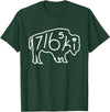 Buffalo Polish 716 716ski Dyngus Day Buffalo NY Polish T-Shirt - Dark Green