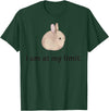 I Am at My Limit Rabbit T-Shirt in Dark Green