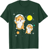 Hamster In Space Hamster Lover Gift T-Shirt - Dark Green