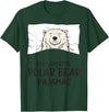 Sleeping & Napping Shirt Gifts Favorite Sleepshirt Favorite Polar Bear Pajamas, Napping Ice Bear Pajama T-Shirt - Dark Green