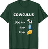 Math Geek Collection Funny Maths Cowculus Math Cows Product T-Shirt - Dark Green
