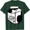 Clever Witty Milk Designs Leche Spanish Milk Carton Dairy Lover T-Shirt - Dark Green