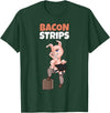 Pig Roast Pork Grilling Smoking BBQ Lover T Shirts Funny Pig Shirt Adult Humor Pig Stripping Bacon Lover TShirt T-Shirt - Dark Green