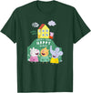 Peppa Pig Peppa's House Create Your Happy Place Group Shot T-Shirt - Dark Green