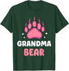Humor Bears Costume Wild Bear Granny Grandma Bear Animal Lover Pun Bears Bear Grandmother Nan T-Shirt - Dark Green