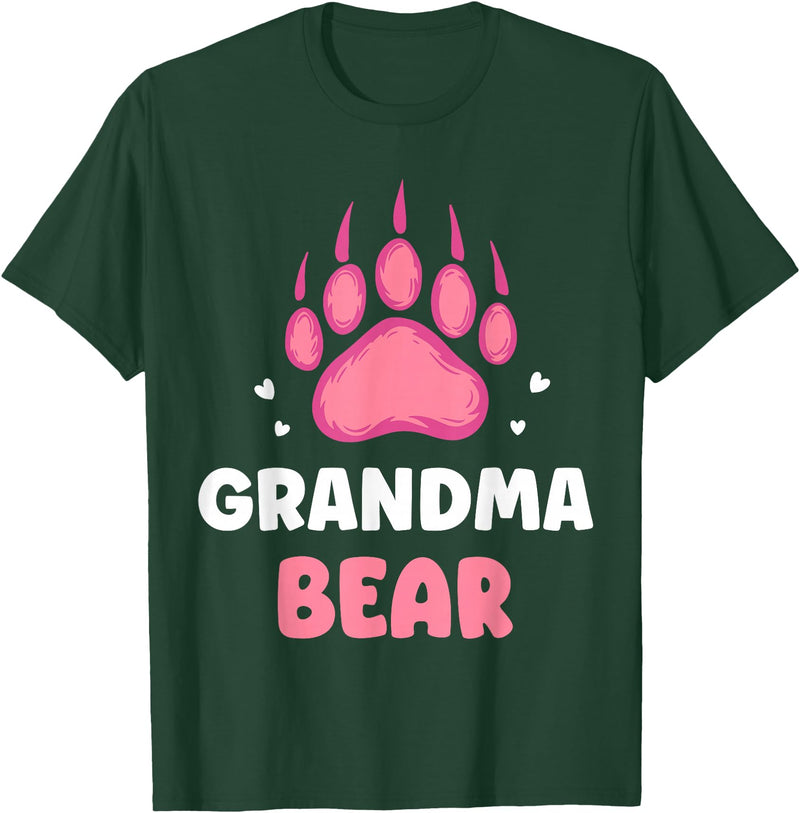 Humor Bears Costume Wild Bear Granny Grandma Bear Animal Lover Pun Bears Bear Grandmother Nan T-Shirt - Dark Green