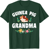 Guinea Pig Grandma Wear Guinea Pig Grandma Pet Owner T-Shirt - Dark Green
