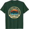 Retro Do Not Pet The Fluffy Cows Bison Clothing Bison Buffalo Vintage Style Do Not Pet The Fluffy Cows" T-Shirt - Dark Green