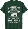 Funny Brahmans Gift for Men & Rancher Smart People Cattle Farmer - Cow Breeds Brahmans T-Shirt - Dark Green