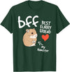 Hamster lover BFF Best Furry Friend my hamster cute fun kids T-Shirt - Dark Green
