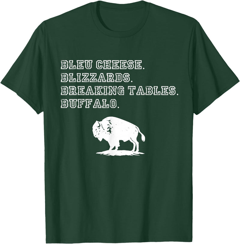 716 Buffalo New York Pride NY Food Souvenirs The Best of Buffalo New York Souvenir Shop T-Shirt - Dark Green