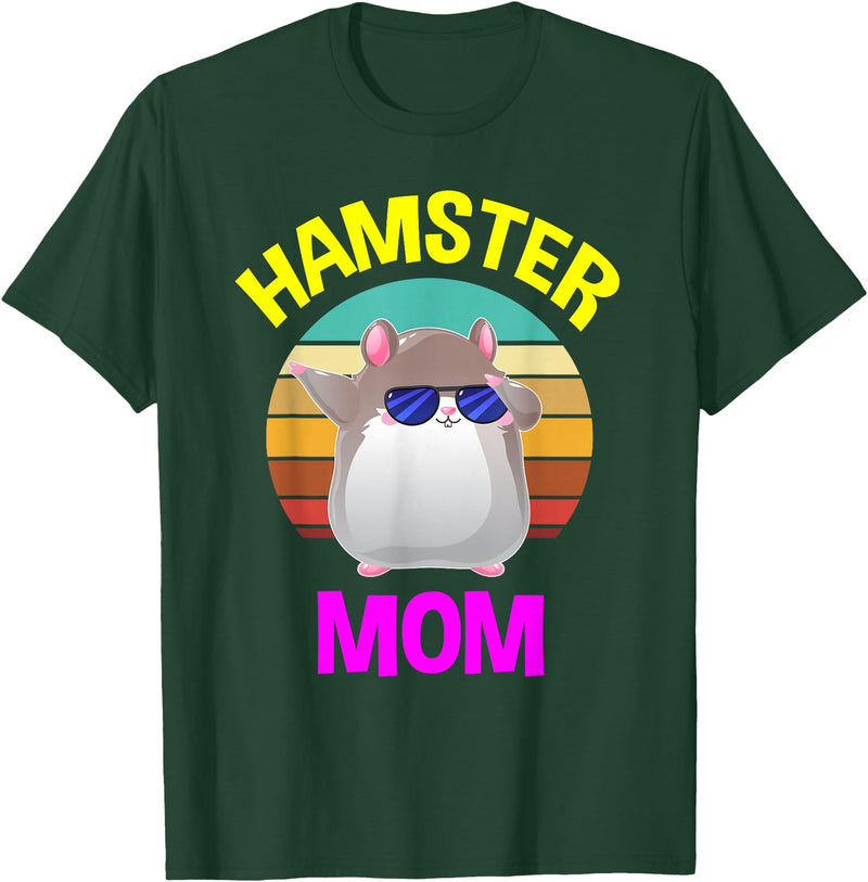 Hamster Mother Costume Lover Gifts Women Children T-Shirt - Dark Green