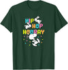 Easter Snoopy Rabbits Hip Hop Hooray T-Shirt in Dark Green