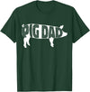Pig Dad Pig Lover Owner Ranch Farmer Gifts Pig Dad Pig Lover Owner Ranch Farmer Father's Day T-Shirt - Dark Green