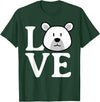 Polar Bear Design for Polar Bear Lovers LOVE Polar Bear Stuff Polar Bear Lover Stuff | Polar Bear T-Shirt - Dark Green