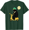 scooter bear tees Scooter Bear black bear T-shirt / taiwan bear shirt sun bear T-Shirt - Dark Green