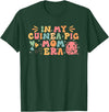 In My Guinea Pig Mom Era Funny Groovy Guinea Pig Mothers Day T-Shirt - Dark Green