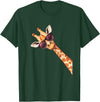 ÄGiräffeCo. Funny Giraffe Sunglasses T-Shirt - Dark Green