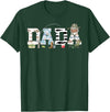 O-Fish-Ally 1st Birthday Matching Family Mom Dad Dada 1st Birthday Fishing T-Shirt - Dark Green