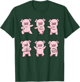 Pig Lovers Gifts Pig Gifts for Pig Lovers Women Pig Shirt Women Men Kids Pig T-Shirt - Dark Green
