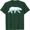 Polar Bear Gift Polar Bear Accessories & Stuff Cool Polar Bear Design For Men Women Arctic Polar Bear Lover T-Shirt - Dark Green
