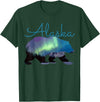 We Love Alaska Alaska Bear Grizzly Polar Alaskan Natural T-Shirt - Dark Green