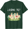 Spanish Shirt | Llama Tee | Funny Spanish Shirt Funny Spanish Tee, Como Te Llama, Llama Tshirt T-Shirt - Dark Green