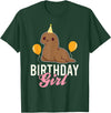 Cute Sea Lion Ocean Lovers Clothing Cute Sea Lion Birthday Girl T-Shirt - Dark Green