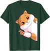 Hamster Children Girls Boys T-Shirt - Dark Green
