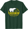 Port Stevens P.S.75 Design Canada Polar Bear Ontario Hudson Bay T-Shirt - Dark Green