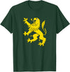 Superdesigns Gold Lion Rampant T-Shirt - Dark Green