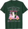 Golf Golfer Easter Eggs Bunny Rabbit Golf Cart Matching T-Shirt in Dark Green