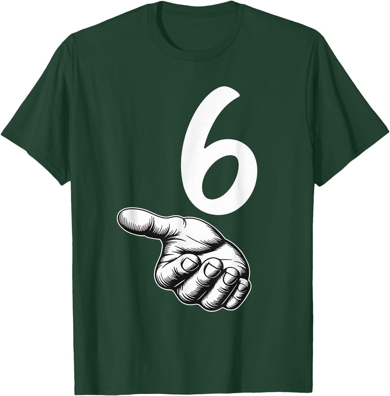 67 Meme Halloween Matching Costume BPD Number 6 Matching Duo 67 Meme Gen Alpha Slang Halloween T-Shirt - Dark Green