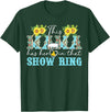 Proud Pig Show Mom Mother's Day Proud Pig Show Mom Pig Show Mother Pig Show Mama T-Shirt - Dark Green