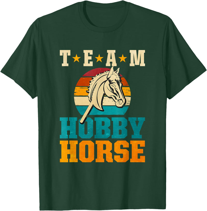 Hobby Horsing Team Hobby Horse T-Shirt - Dark Green