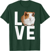 Guinea Pig Gift Guinea Pig Accessories & Stuff Cool Guinea Pig Art for Men Women Cavy Pet Guinea Pig Lover T-Shirt - Dark Green