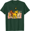 Disney The Lion King Live Action Sketched Group Portrait T-Shirt - Dark Green