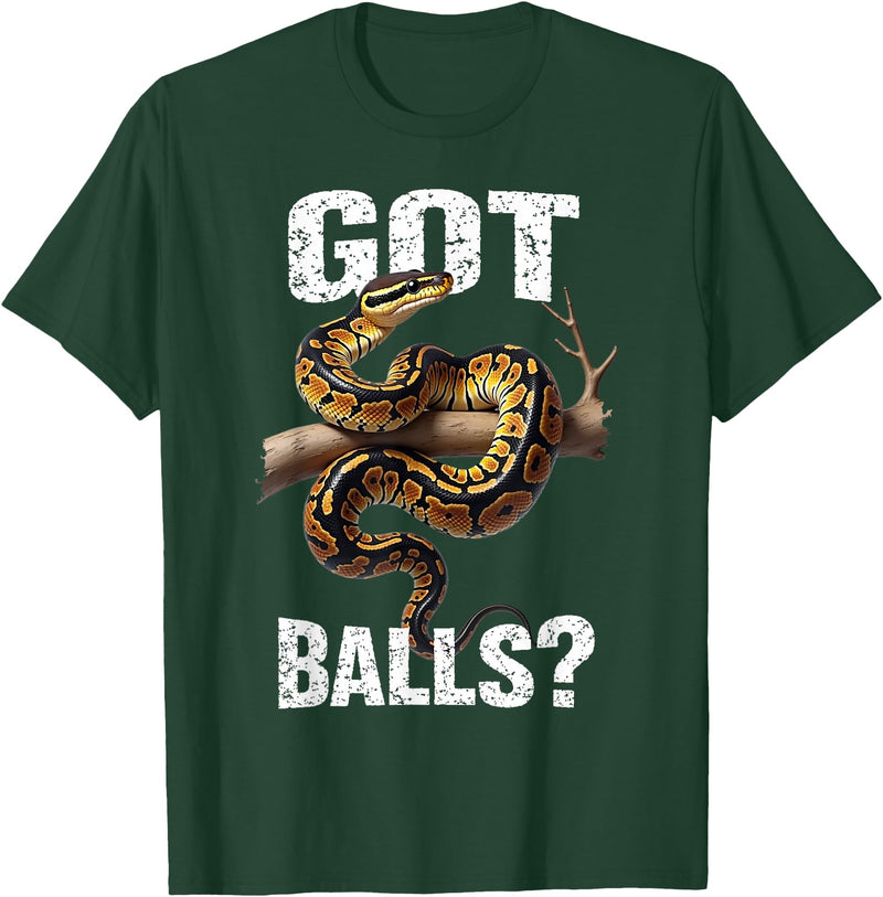 Royal Ball Python Supplies Snake Owner Herpetology Funny Ball Python Lover Balls Reptile Keeper Snake Owners T-Shirt - Dark
