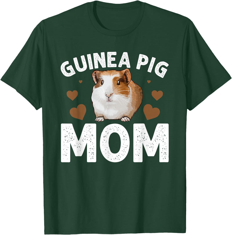 Guinea Pig Gift Guinea Pig Accessories & Stuff Cute Guinea Pig Art for Women Girl Adult Guinea Pig Lovers T-Shirt - Dark Green