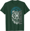 Nordic Valor, Viking Visions, Berserk til Valhalla Valhalla & Viking Compass - Nordic Bear Design T-Shirt - Dark Green