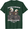Jackie and Shadow Bald Eagle Family Tee Jackie and Shadow Sunny and Gizmo Big Bear Lake 2025 T-Shirt - Dark Green