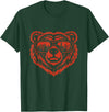 Bear Lover Merch Bear Sunglasses - Bear Lover T-Shirt - Dark Green