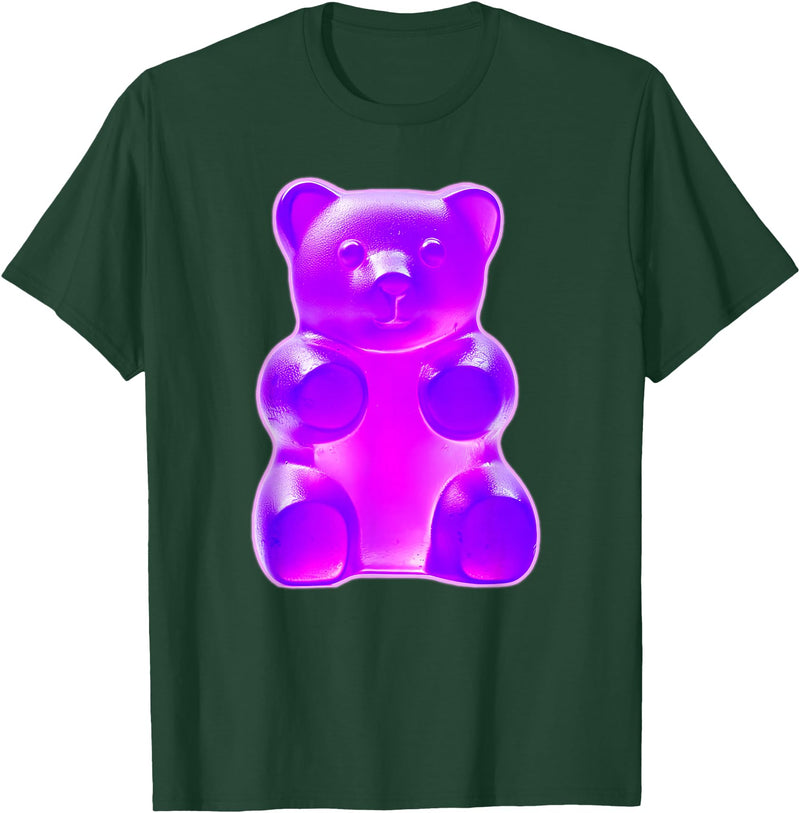 Urban Empyre Purple Gummy Bear T-Shirt - Dark Green