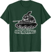 Cute Rabbit Lover Bunny Graphic Tank Top in Dark Green