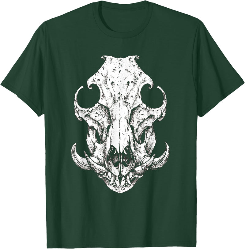 Hog Hunter Skull Co. Hog Hunter Skull Hunting Wild Hog Pigs T-Shirt - Dark Green