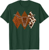 Boho Bull Skull Rodeo Culture Cowgirl Cowboy Gifts Boho Cow Skull Western Country Longhorn Country Concert T-Shirt - Dark