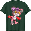 Teddybär Bad and Cute Teddy Bear T-Shirt - Dark Green